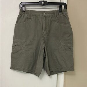 Columbia Athletic Green Shorts Lightweight Elastic Waistband